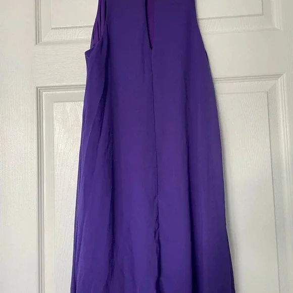 Lulu's Solemio Purple High-Neck Shift Dress, size Small - Picture 4 of 6